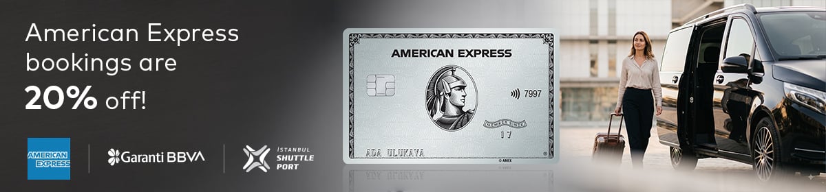 20% off bookings made with American Express